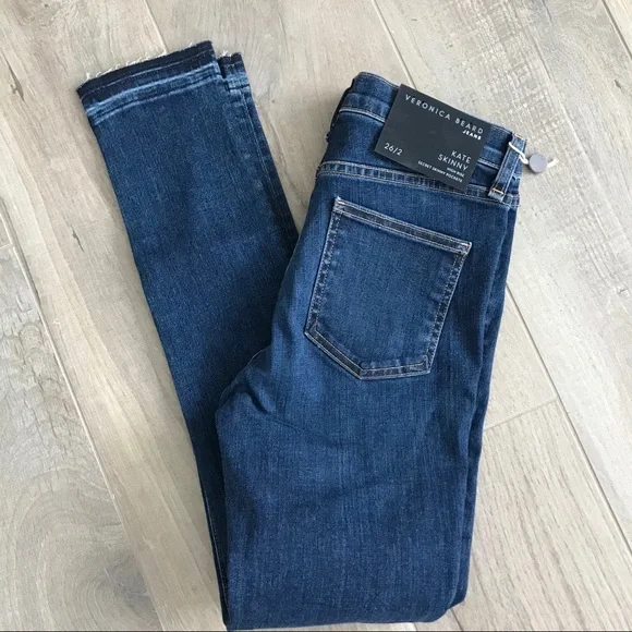 Veronica Beard Kate Skinny Fray Jeans 25 - Picture 5 of 5